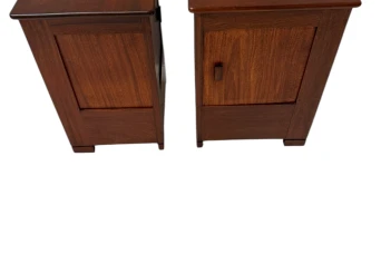 Art Deco Modernist Nightstands by J.A. Muntendam for L.O.V. Oosterbeek, 1920s 2